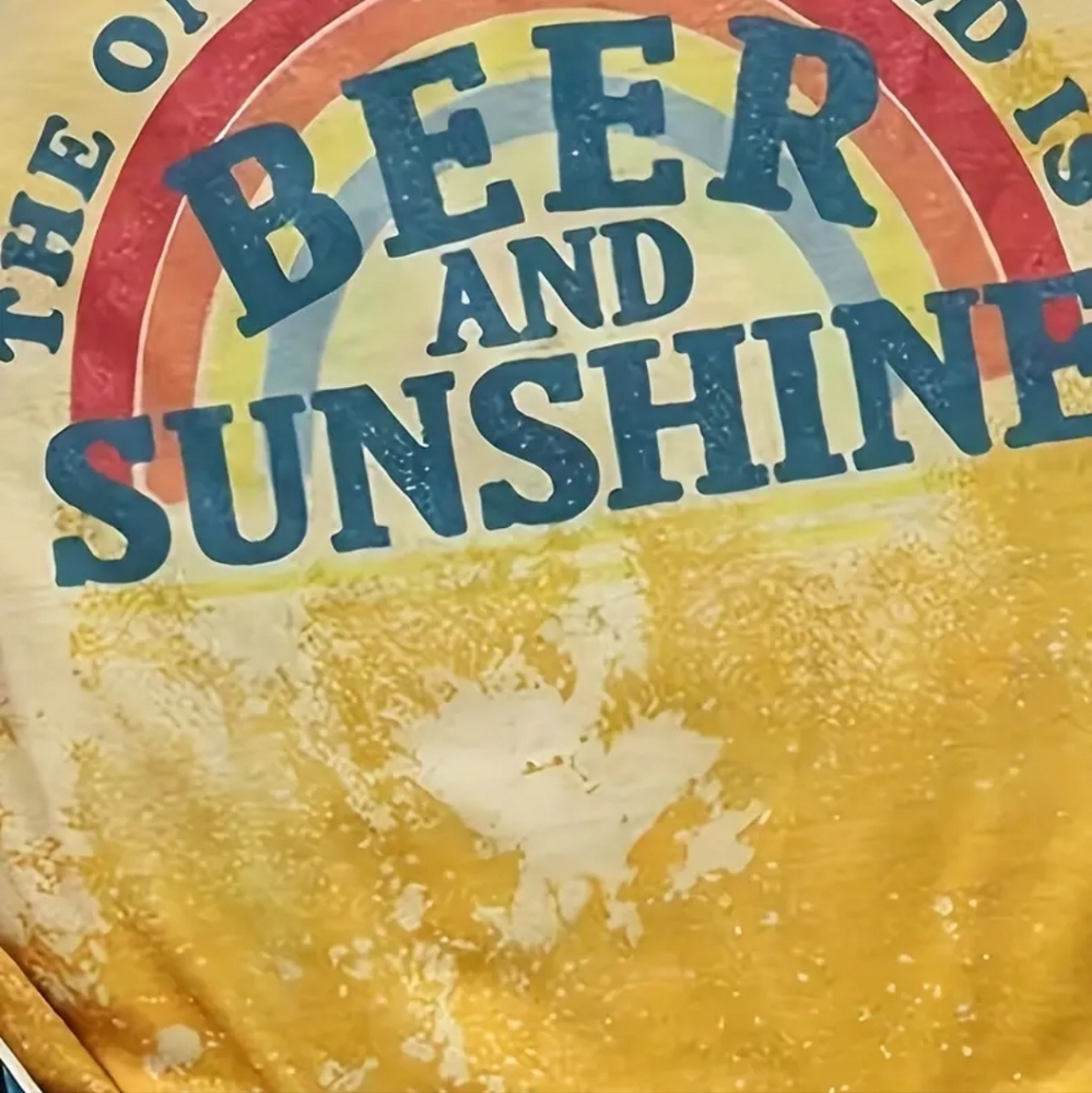 Summer Funny Graphic Printed Top - Picture 2 of 5